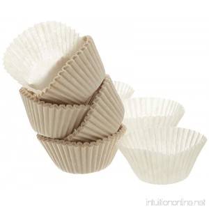 Kitchen Supply Unbleached Paper Mini Muffin Cups Box of 96 - B002JPJ0Q4
